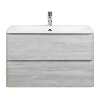 Тумба с раковиной «Belbagno» Albano 90 (BB900/455-LV-MR-ALR) подвесная Rovere Vintage Bianco