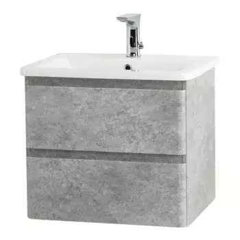 Тумба с раковиной «Belbagno» Albano-cer 60 (12060-KL) подвесная Cemento Verona Grigio