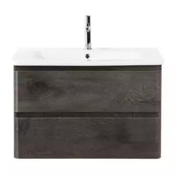 Тумба с раковиной «Belbagno» Albano-cer 80 (12080-KL) подвесная Robere Nature Grigio