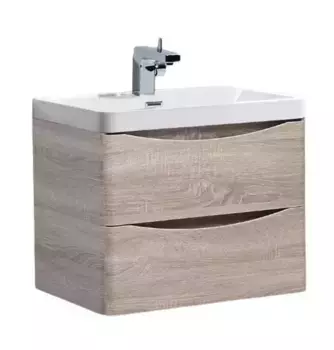 Тумба с раковиной «Belbagno» Ancona-N 60 (Ancona 60) подвесная Rovere Bianco