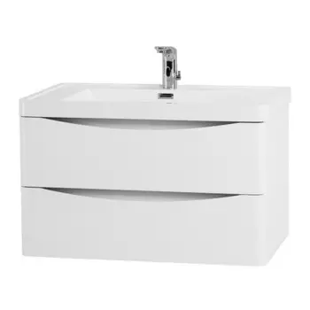 Тумба с раковиной «Belbagno» Ancona-N 80 (Ancona 80) подвесная Bianco Lucido