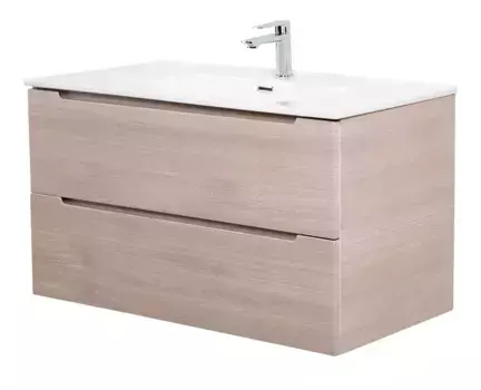 Тумба с раковиной «Belbagno» Etna 100 (BB1000ETL) подвесная Rovere Grigio