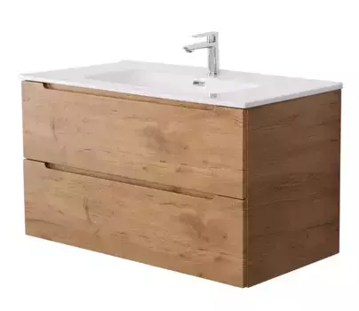 Тумба с раковиной «Belbagno» Etna 100 (BB1000ETL) подвесная Rovere Nature
