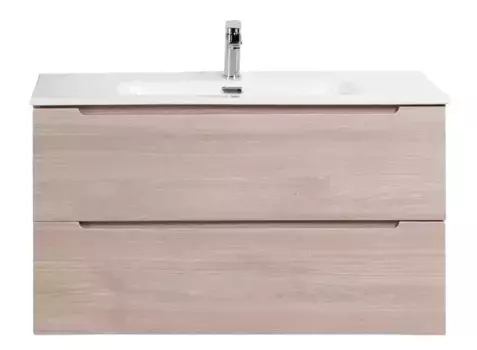 Тумба с раковиной «Belbagno» Etna 100 (BB1010/465-LV-VTR-BO) подвесная Rovere Grigio