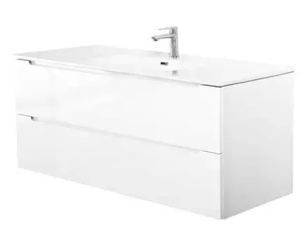 Тумба с раковиной «Belbagno» Etna 120 (BB1200ETL) подвесная Bianco Lucido