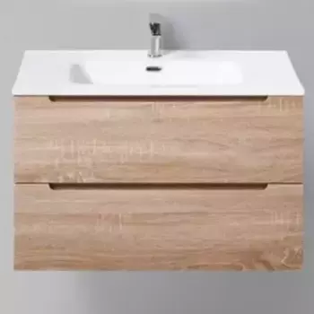 Тумба с раковиной «Belbagno» Etna 80 (BB800ETL) подвесная Rovere Bianco