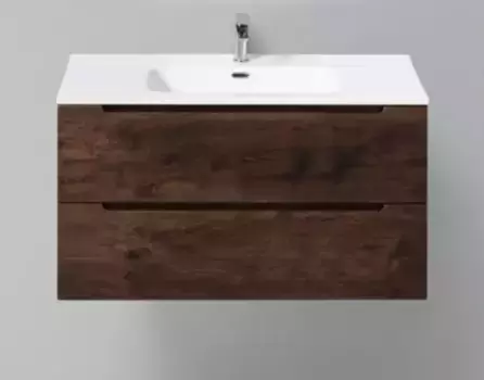 Тумба с раковиной «Belbagno» Etna 90 (BB910/465-LV-VTR-BO 91/46) подвесная Rovere Moro