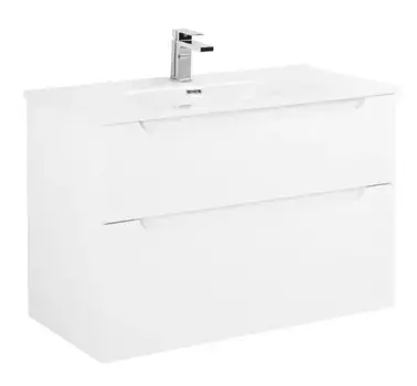 Тумба с раковиной «Belbagno» Etna-H60 100 (BB1000ETL) подвесная Bianco Lucido