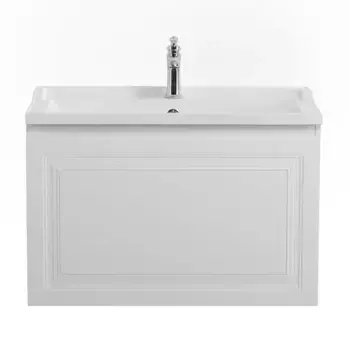 Тумба с раковиной «Belbagno» Giubileo-N 80 (CZR-800/450-LV-MR-FS) подвесная Bianco Lucido