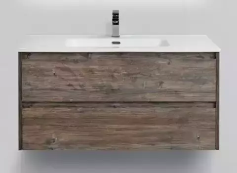 Тумба с раковиной «Belbagno» Kraft 100 (BB1000ETL) подвесная Pino Pasadena