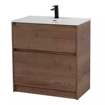 Тумба с раковиной «Belbagno» Kraft 80 (BB800ETL) Rovere Tabacco