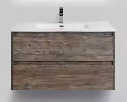 Тумба с раковиной «Belbagno» Kraft 80 (BB800ETL) подвесная Pino Pasadena