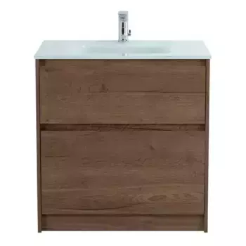 Тумба с раковиной «Belbagno» Kraft 80 (BB810/465-LV-VTR-BL) Rovere Tabacco