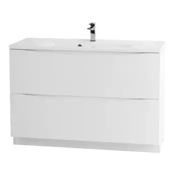 Тумба с раковиной «Belbagno» Marino 120 (BB1200/450-LV-MR-PR) Bianco Lucido