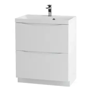 Тумба с раковиной «Belbagno» Marino 60 (BB600/450-LV-MR-AST) Bianco Lucido