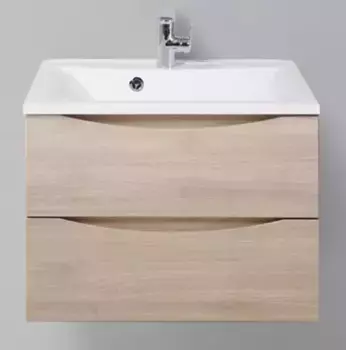 Тумба с раковиной «Belbagno» Marino 65 (BB650/450-LV-MR-PR) подвесная Rovere Grigio