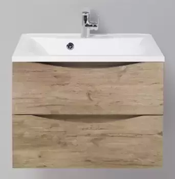 Тумба с раковиной «Belbagno» Marino 65 (BB650/450-LV-MR-PR) подвесная Rovere Nature