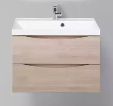 Тумба с раковиной «Belbagno» Marino 70 (BB700/450-LV-MR-AST) подвесная Rovere Grigio