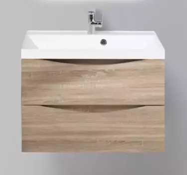 Тумба с раковиной «Belbagno» Marino 70 (BB700/450-LV-MR-AST) подвесная Rovere Bianco