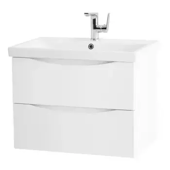 Тумба с раковиной «Belbagno» Marino 70 (BB-0321-70-LVB) подвесная Bianco Opaco