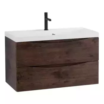 Тумба с раковиной «Belbagno» Marino 80 (BB800/450-LV-MR-AST) подвесная Rovere Moro