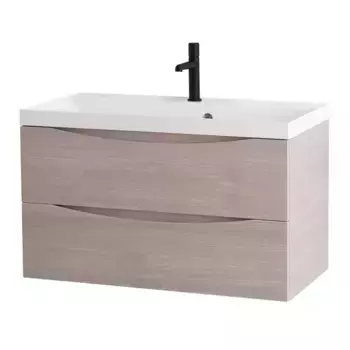 Тумба с раковиной «Belbagno» Marino 80 (BB800/450-LV-MR-AST) подвесная Rovere Grigio