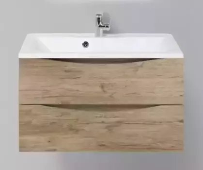 Тумба с раковиной «Belbagno» Marino 80 (BB800/450-LV-MR-PR) подвесная Rovere Nature