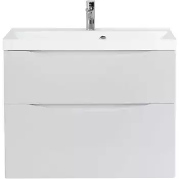 Тумба с раковиной «Belbagno» Marino H-60 80 (BB800/450-LV-MR-AST) подвесная Bianco Lucido
