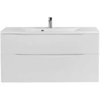 Тумба с раковиной «Belbagno» Marino H-60 120 (BB1200/450-LV-MR-PR) подвесная Bianco Lucido