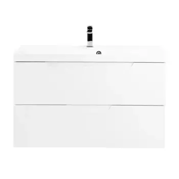 Тумба с раковиной «Belbagno» Vittoria 90 (BB900/450-LV-MR-AST) подвесная Bianco Opaco