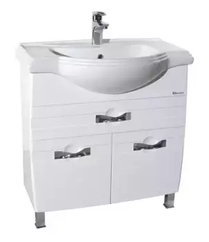 Тумба с раковиной «Bellezza» Абрис 80 (Классик 80) белая