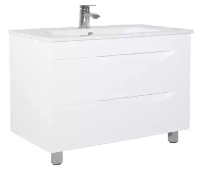 Тумба с раковиной «Bellezza» Эйфория 105 (Оскар 105) белая