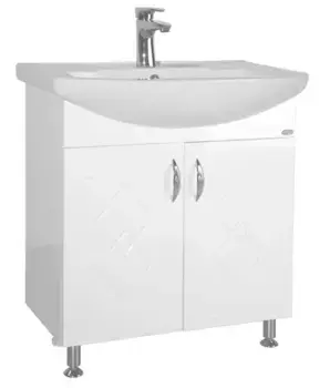 Тумба с раковиной «Bellezza» Элеганс 60 (Элеганс 60) белая