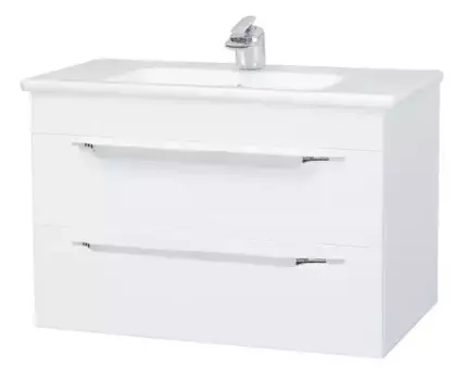 Тумба с раковиной «Bellezza» Луиджи 75 (Оскар 75) подвесная белая