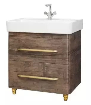 Тумба с раковиной «Bellezza» Олимпия 60 (Олимпия 60) орех