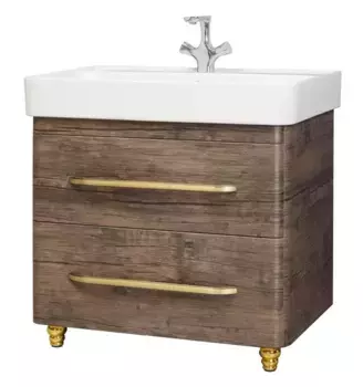 Тумба с раковиной «Bellezza» Олимпия 80 (Олимпия 80) орех