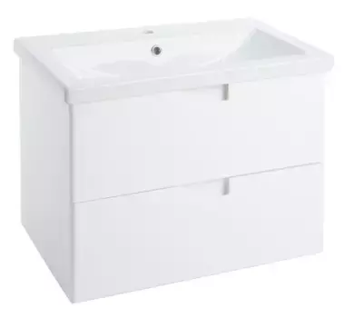 Тумба с раковиной «Bellezza» Пегас 70 (Como 70) подвесная белая