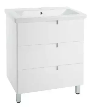Тумба с раковиной «Bellezza» Пегас 70 (Como 70) белая