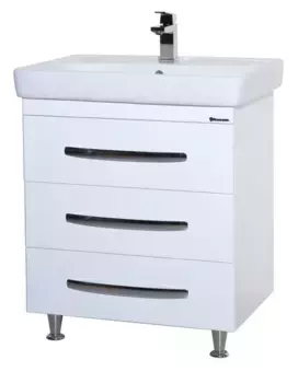 Тумба с раковиной «Bellezza» Рокко 50 new (Мини 50) белая