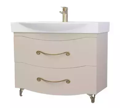 Тумба с раковиной «Bellezza» Сесилия 105 (Элвис 105) капучино