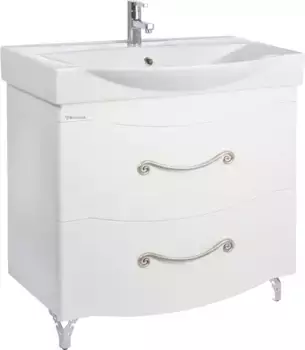 Тумба с раковиной «Bellezza» Сесилия 85 (Элвис 85) белая