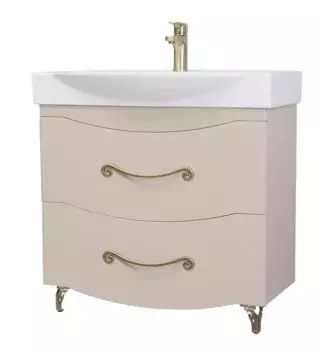 Тумба с раковиной «Bellezza» Сесилия 85 (Элвис 85) капучино