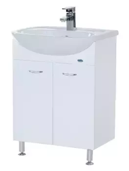 Тумба с раковиной «Bellezza» Уют 60 Н (Уют 60) белая