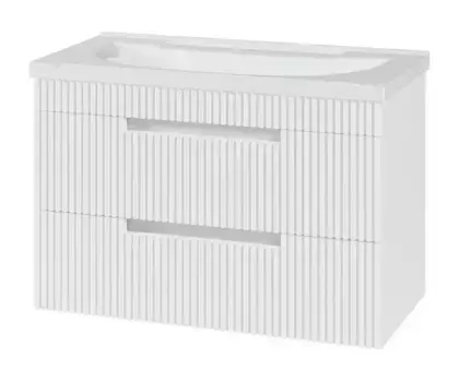 Тумба с раковиной «Brevita» Ariana 80 (Evva 80D) подвесная белая