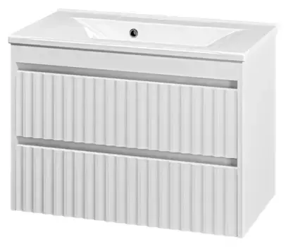 Тумба с раковиной «Brevita» Balaton 80 (Комфорт 80) подвесная белая