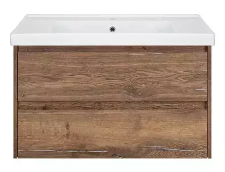Тумба с раковиной «Brevita» Dallas 90 (Grace 90) подвесная дуб галифакс олово