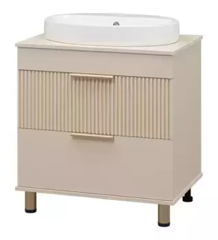 Тумба с раковиной «Brevita» Enfida 70 (Doppia 65) бежевая