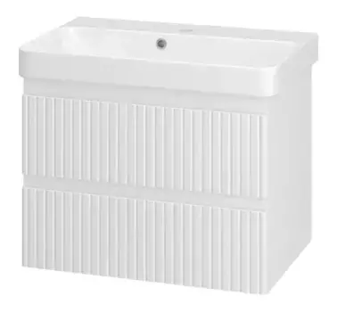 Тумба с раковиной «Brevita» Victory 70 (Luxury 70 (mini)) подвесная белая