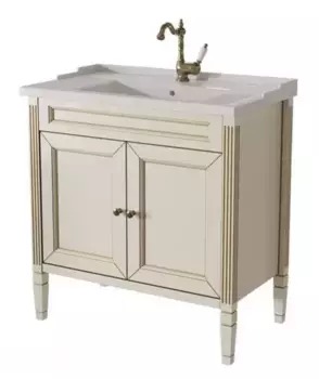 Тумба с раковиной «Caprigo» Альбион 80 (82/48 Y-080B) bianco-antico