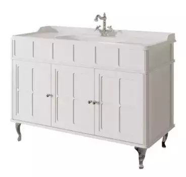 Тумба с раковиной «Caprigo» Борго 120 (Борго 120) bianco правая